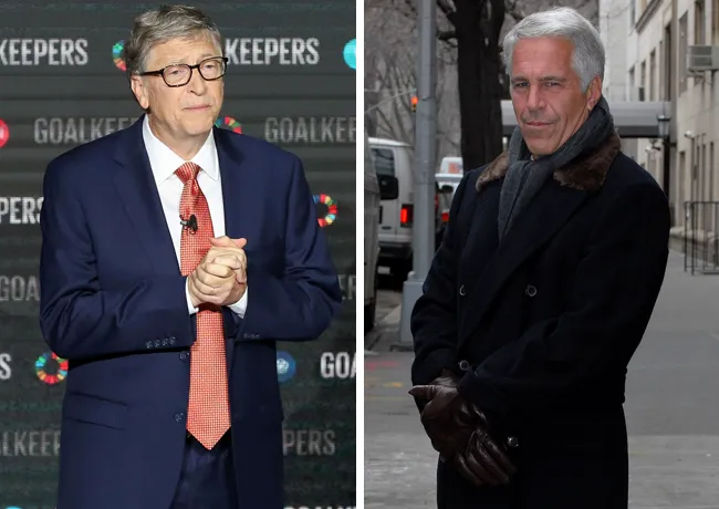 Bill Gates and Jeffrey Epstein