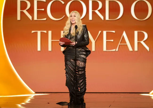 Cher Grammys 2026 presenting award