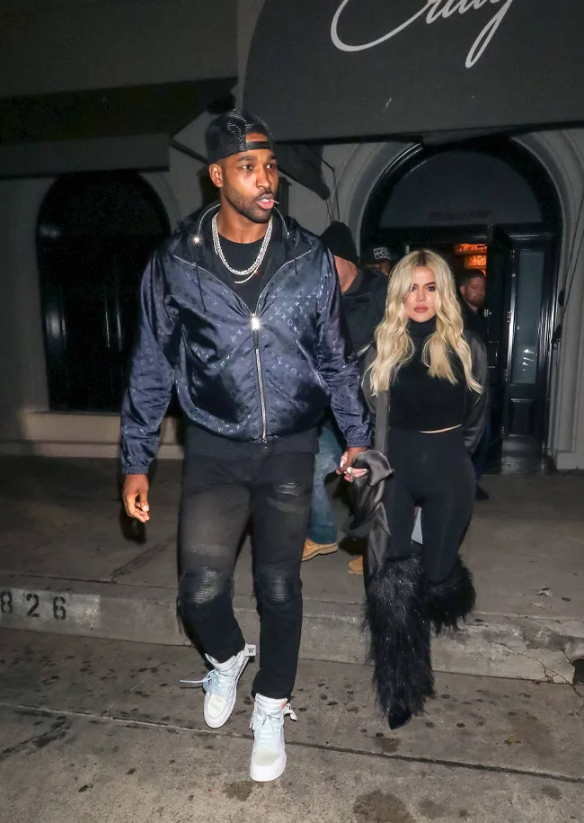 Khloe Kardashian and Tristan Thompson