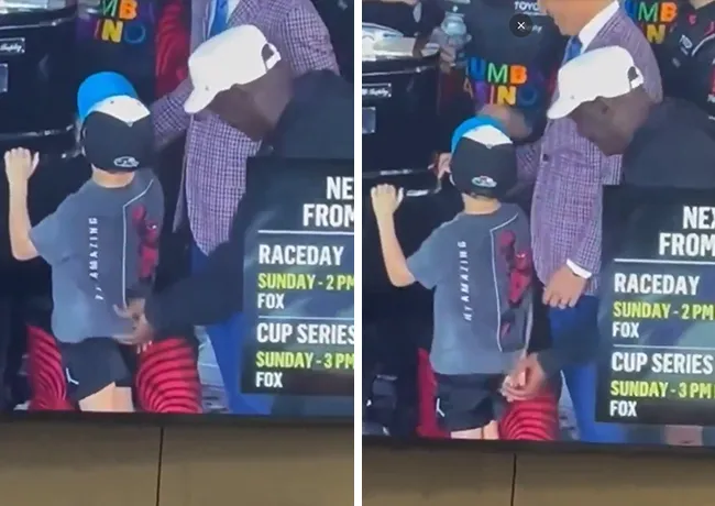 Michael Jordan Nascar clip