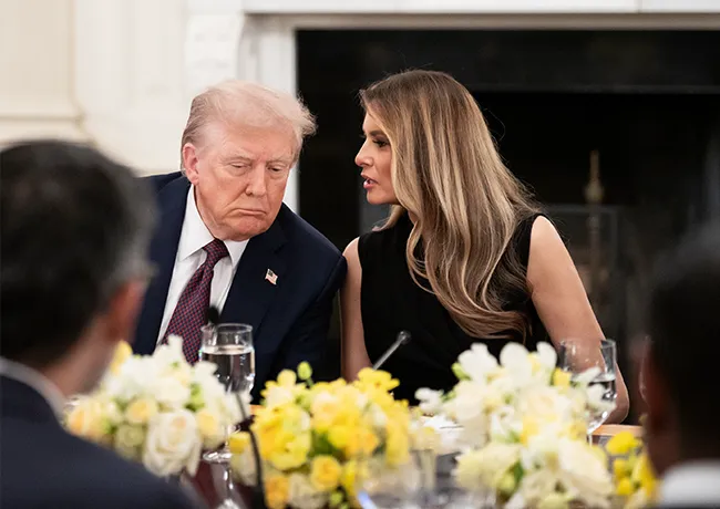 Donald Trump and Melania Trump