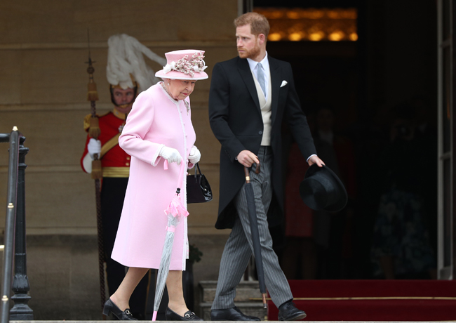 Prince Harry and the Queen Royal Garden Party