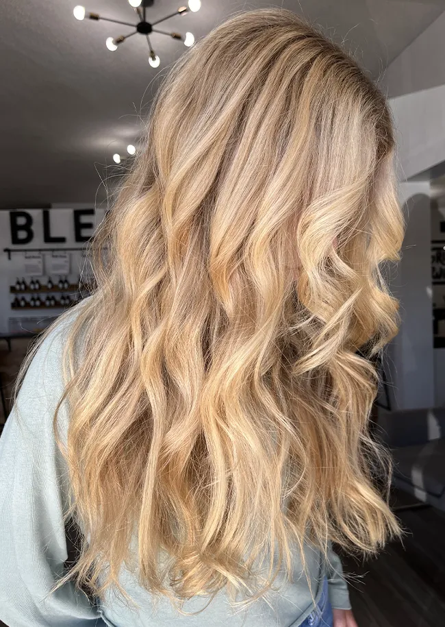 honey-blonde
