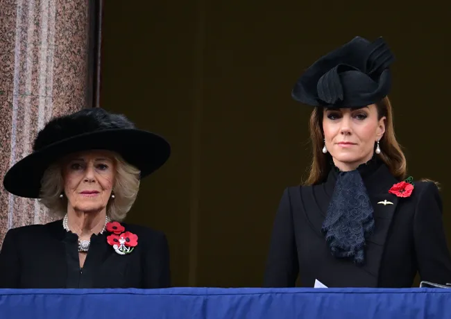 Kate Middleton and Queen Camilla Service of Remembrance