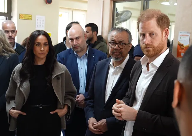 Meghan Markle and Prince Harry refugee camp Jordan