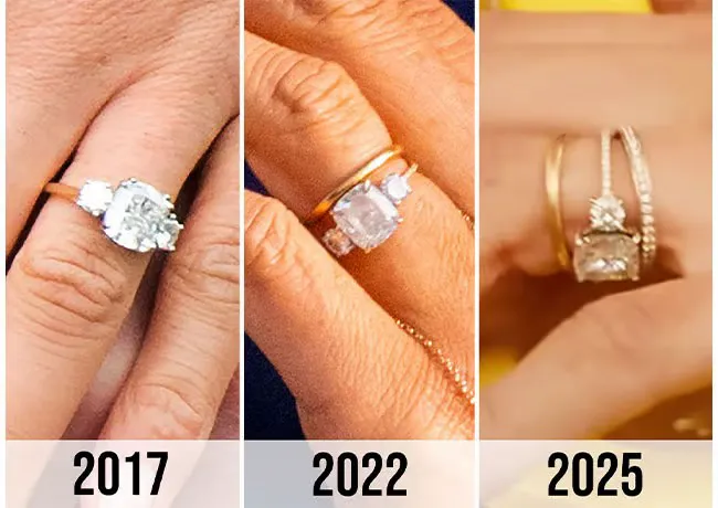 Meghan Markle engagement ring changes