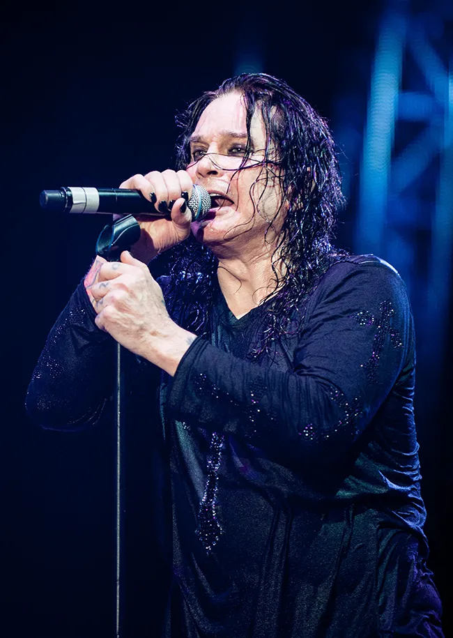 Ozzy Osbourne performing