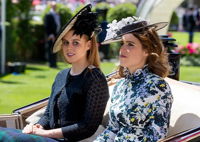 Princess Beatrice and Princess Eugenie Royal Ascot