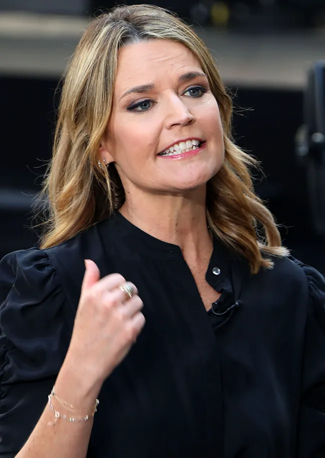 Savannah Guthrie Today Show at Rockerfeller Plaza
