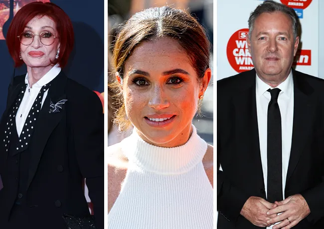 Sharon Osbourne Meghan Markle Piers Morgan