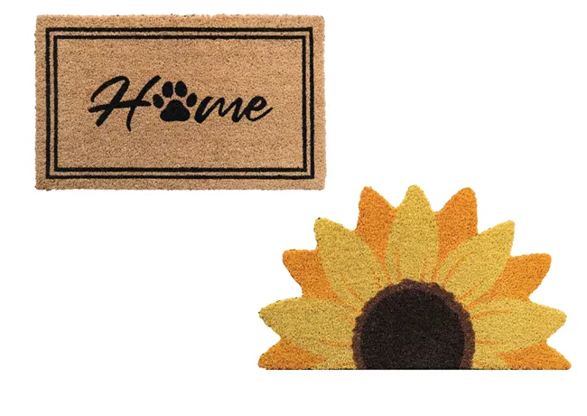 Natural coir mats for eco-friendly home decor