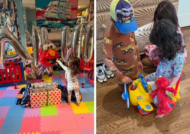 Mindy Kaling daughter Anne second birthday Instagram post Elmo balloon