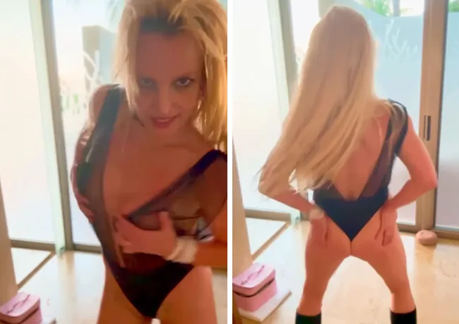 Britney Spears dancing video Instagram