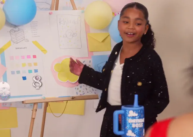 Khloe Kardashian Khloud popcorn commercial with True Thompson