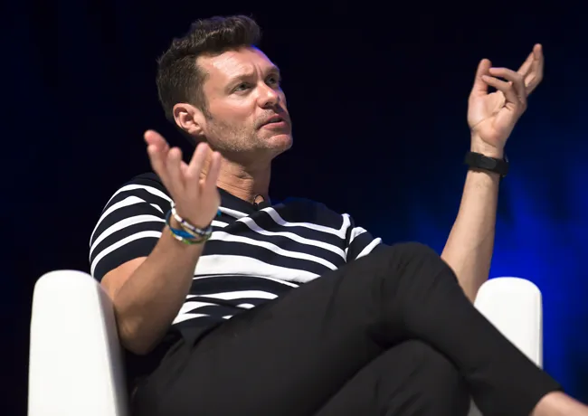 Ryan Seacrest speaking