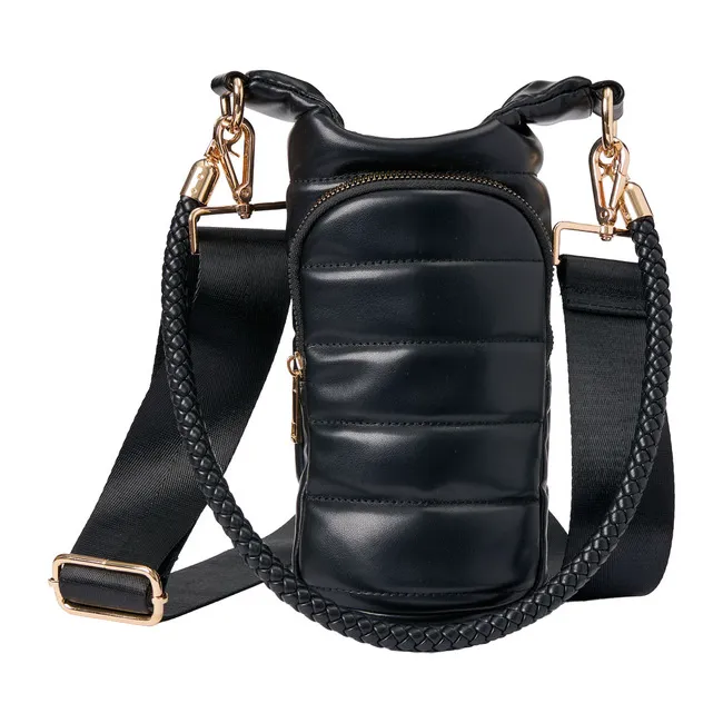 "Aldi Water Bottle Crossbody in beige"