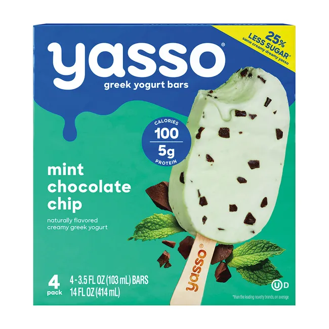 "Yasso Bars snack available at Aldi"