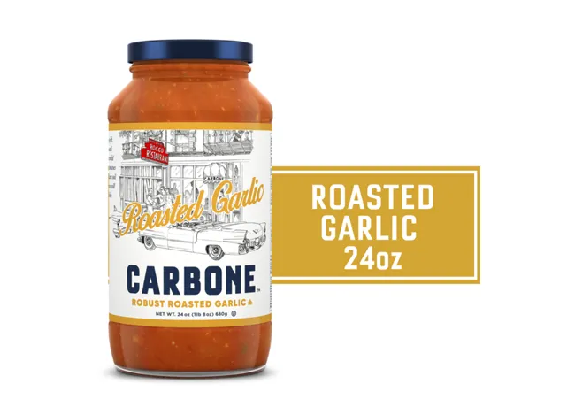 "Carbone roasted garlic sauce"