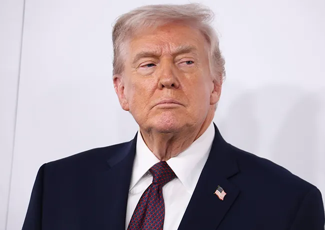Donald Trump at Melania premiere