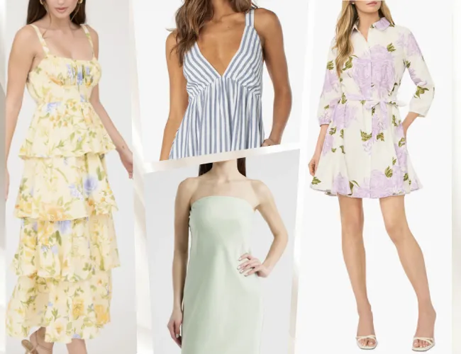 Elegant dresses for special occasions and events.