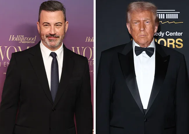 Jimmy Kimmel and Donald Trump