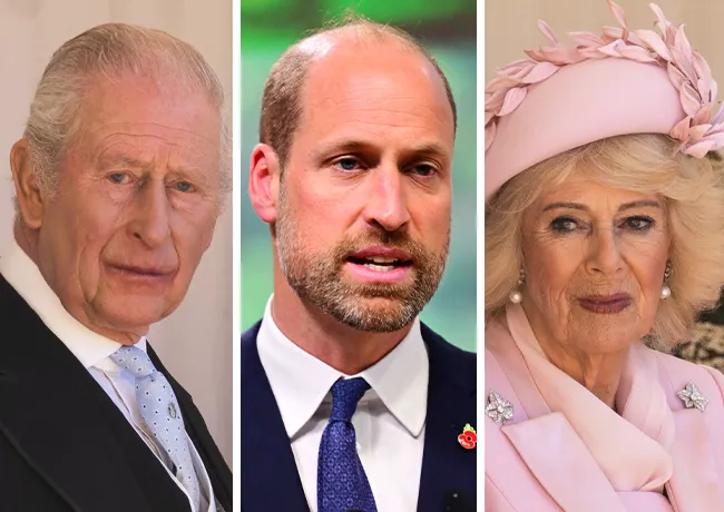 King Charles Prince William Queen Camilla