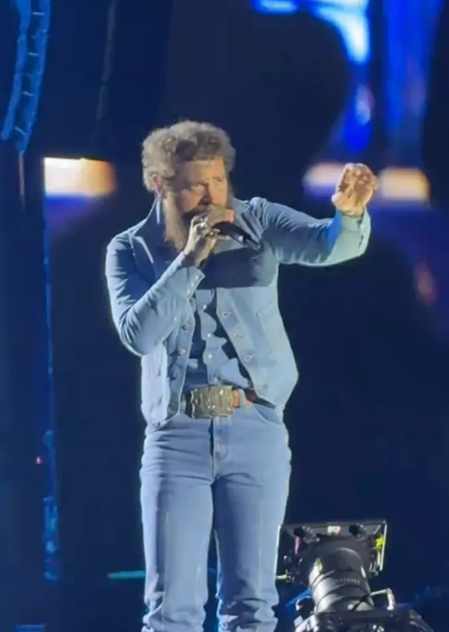 "Post Malone performing at Stagecoach"