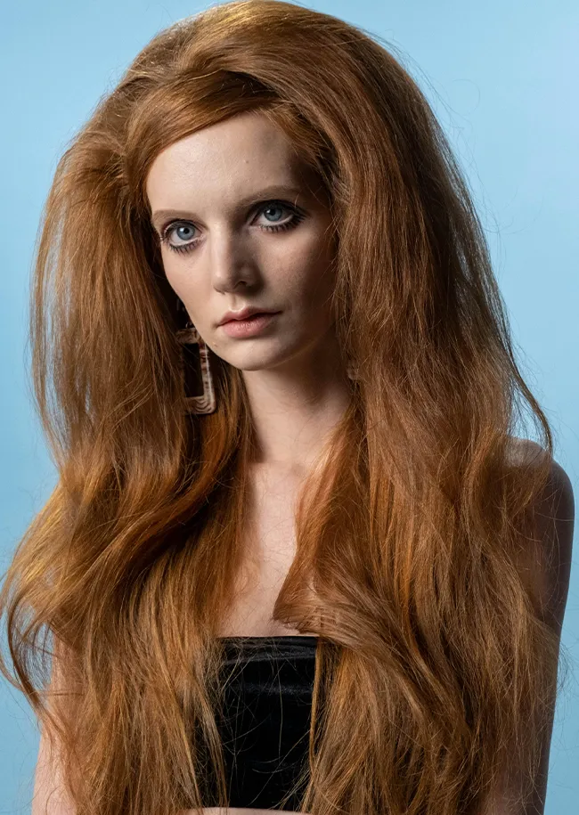 teased-hair