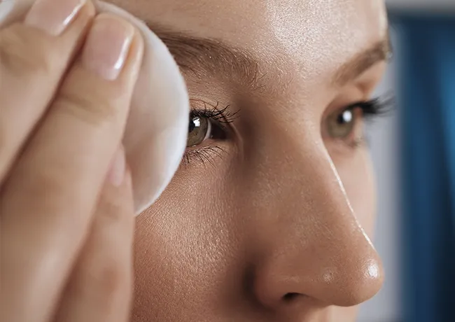 wiping-makeup