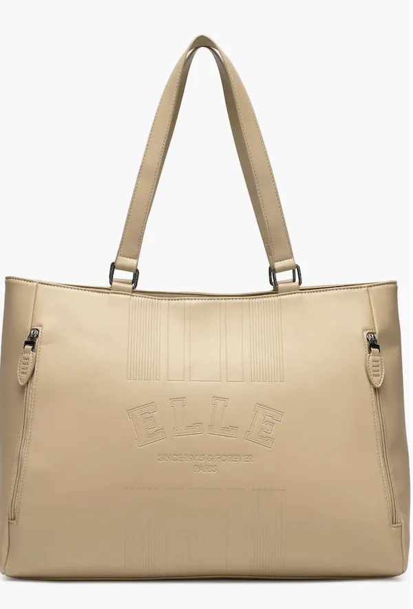 "ELLE Roamer 24L Vegan Leather Weekender Duffel Bag"