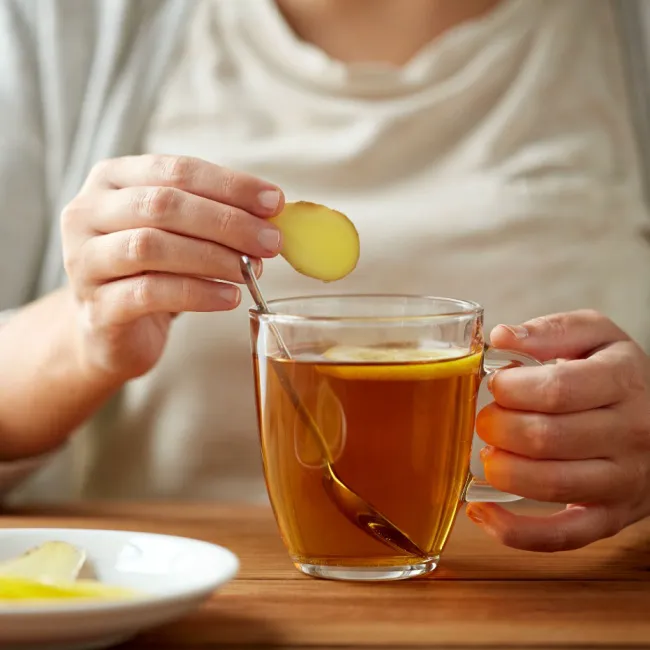 "Woman enjoying a healthy meal"