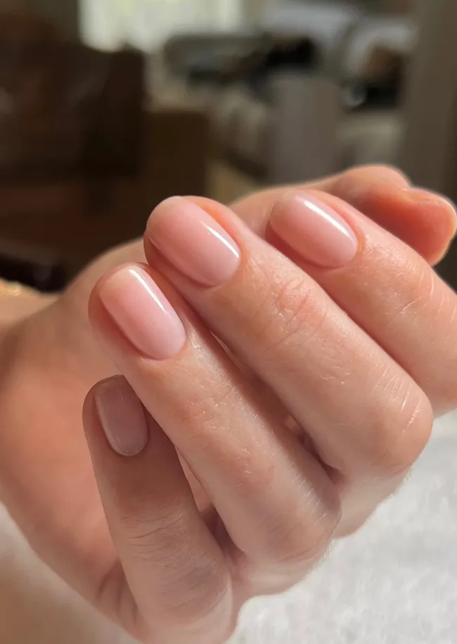 "Bare nails shared by Georgia Rae"