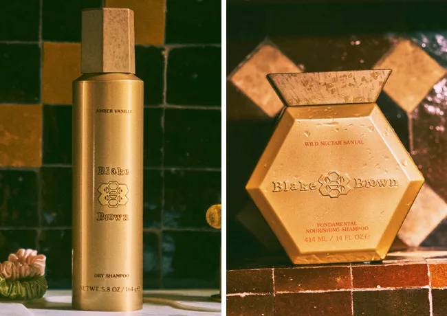 Blake Brown dry shampoo and shampoo