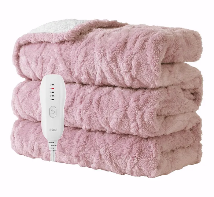 Cozy blanket on a sofa
