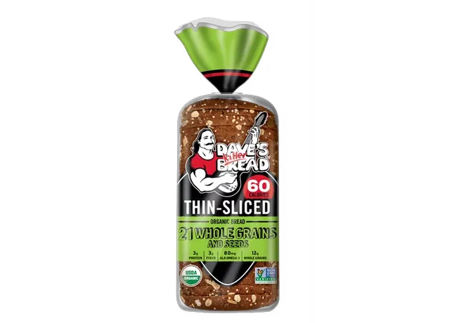 "Dave's Killer Bread packaging"