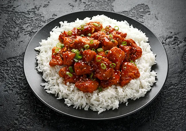 "General Tso's chicken dish"
