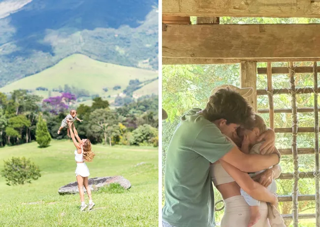 Gisele Bündchen Instagram pictures with kids