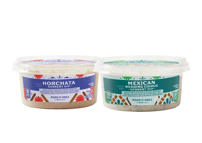Delicious horchata Italian wedding cookie dessert dips.