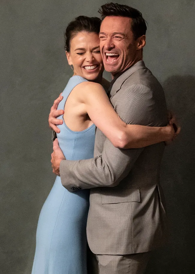 Hugh Jackman and Sutton Foster