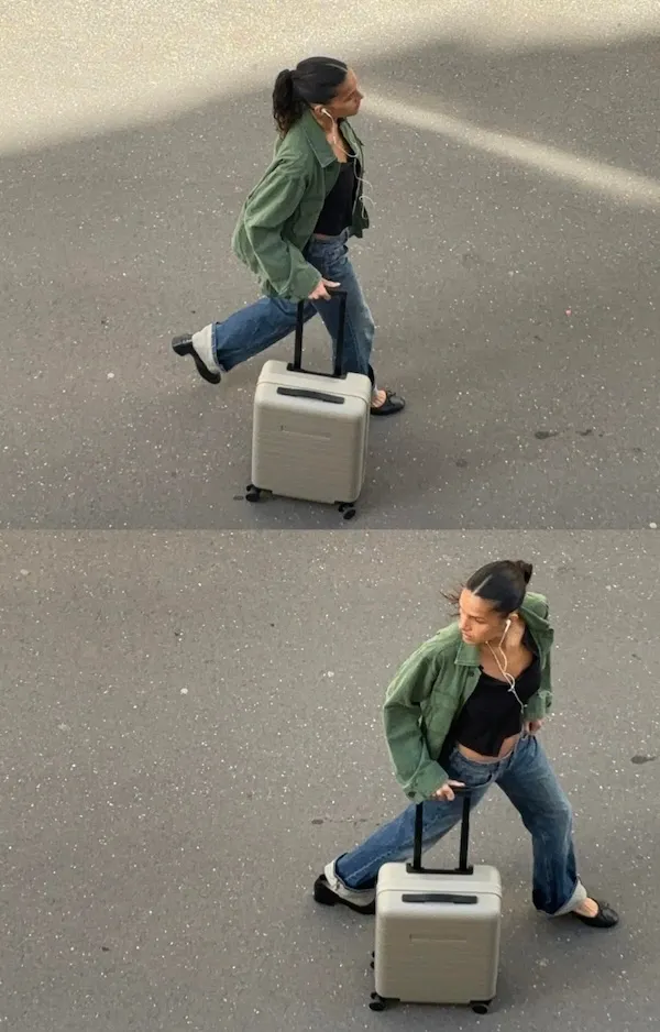 Chic suitcase from Horizn Studios collection