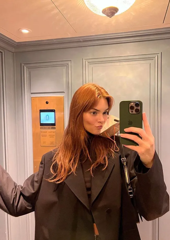 "Hair cut in progress at salon"