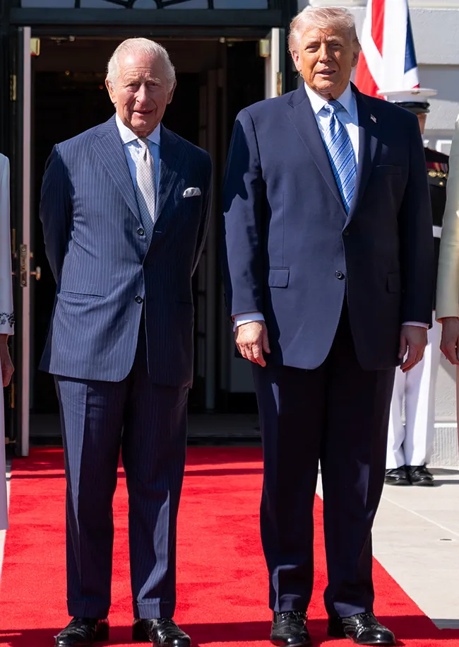 Donald Trump and King Charles state visit