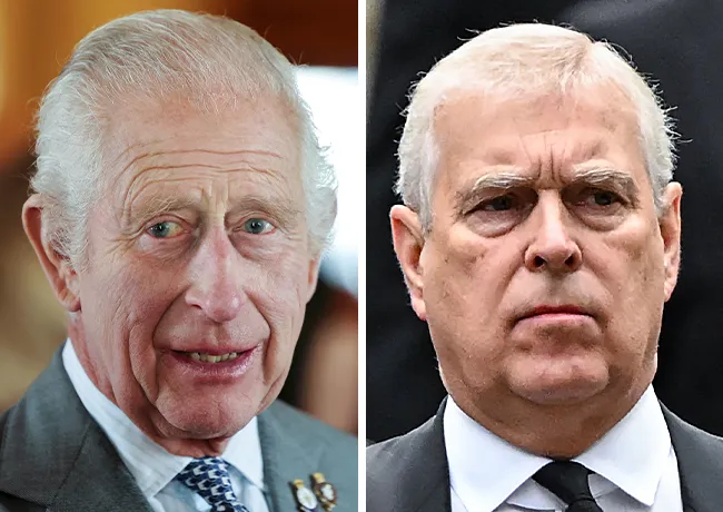 King Charles and Ex Prince Andrew