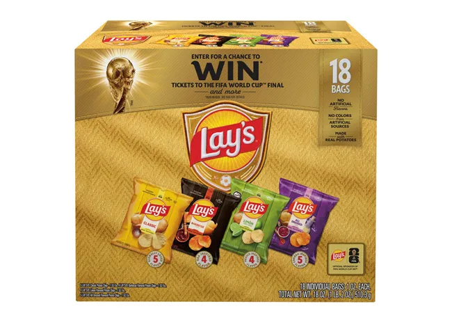 "Lays FIFA multi-pack snacks"