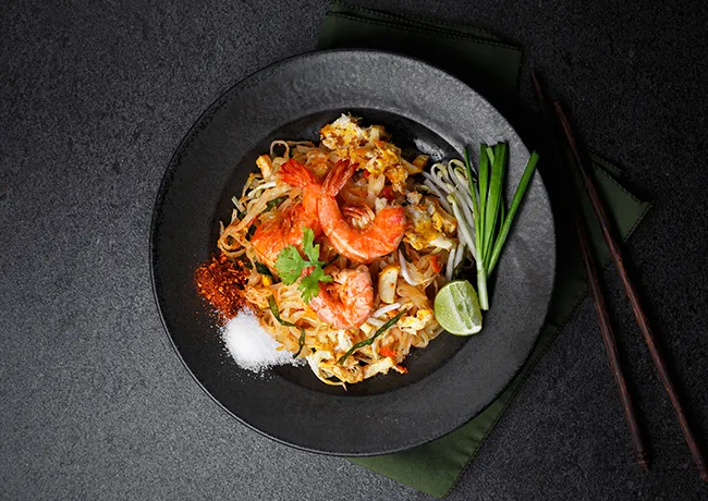 "Plate of Pad Thai"
