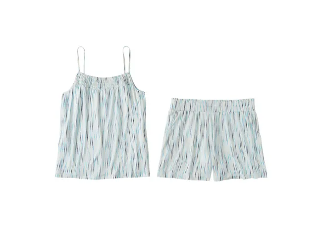"Serra Women's Pajamas featuring tank top and shorts"