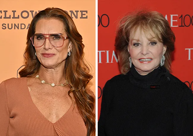 Brooke Shields And Barbara Walters