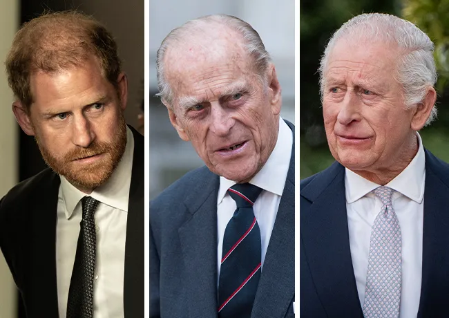 Prince Harry Prince Philip King Charles