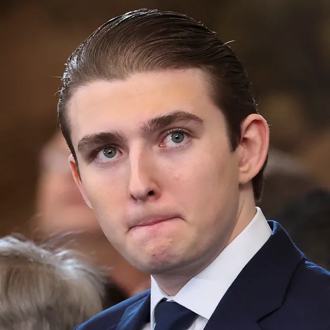 Barron Trump at the 45th inauguration