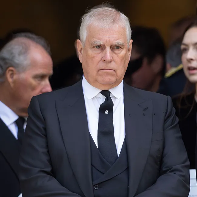 "Ex-Prince Andrew at state funeral"
